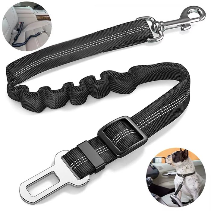 Durable Nylon Dog Seat Belt for Small Large Dogs