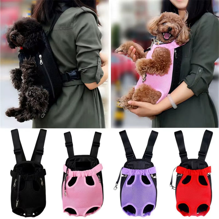 Pawzzie Adjustable Cat & Puppy Carrier Backpack