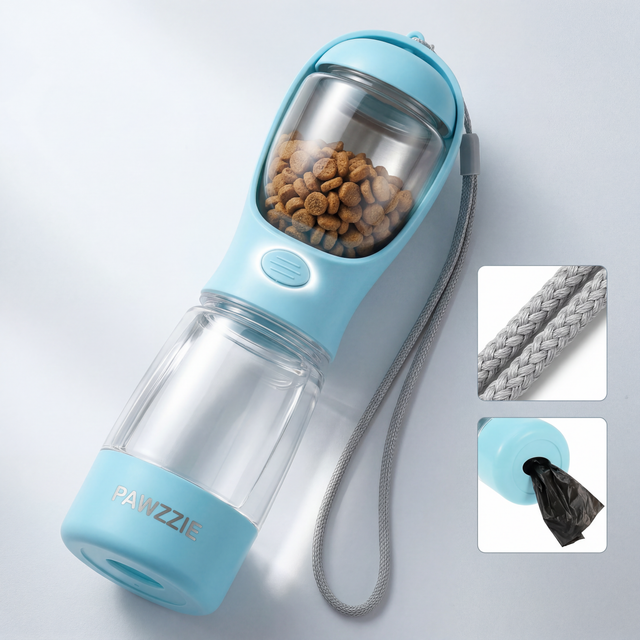 Pawzzie 3-in-1 Portable Dog Water Bottle 550ml - product photo 2