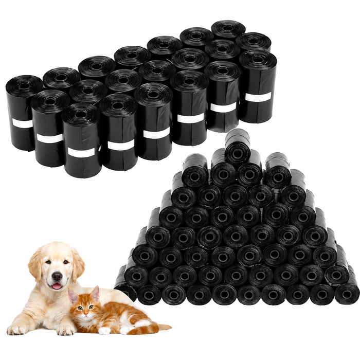 Leak-Proof Dog Poop Bags — Portable Waste Bag Rolls