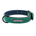 Personalised Leather Dog Collar with ID Tag