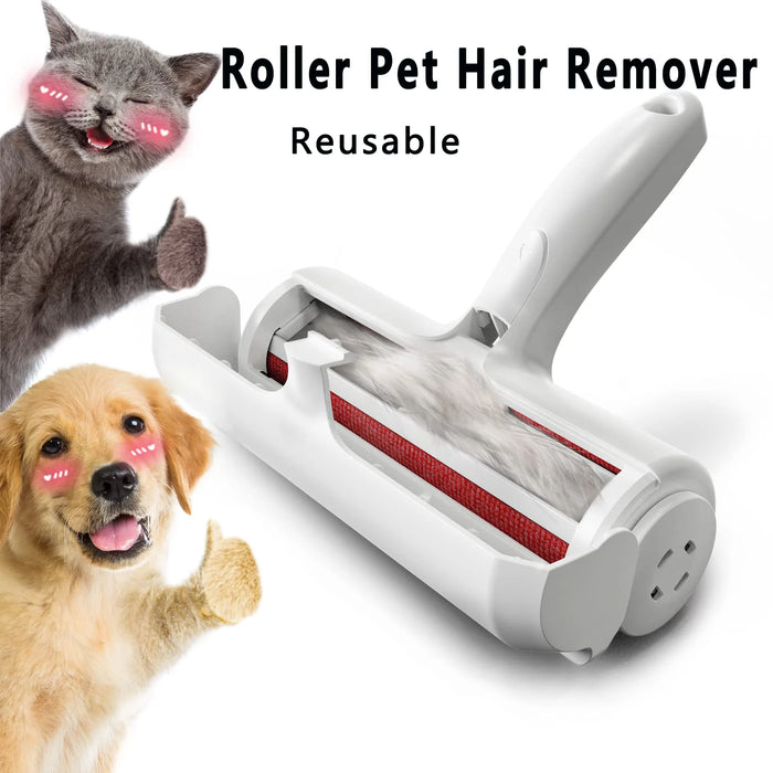 Pawzzie reusable pet hair remover roller — hero image