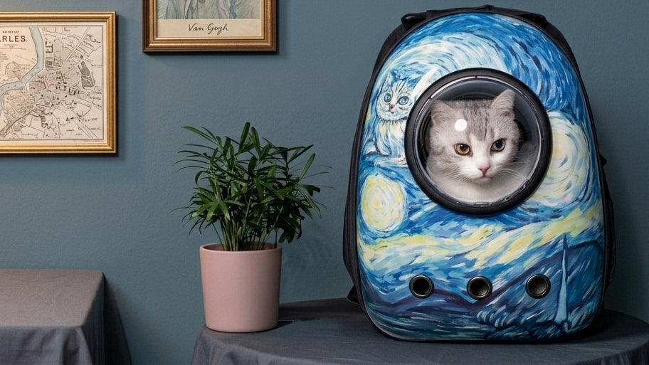 Astronaut Space Capsule Cat Backpack Carrier — Pawzzie