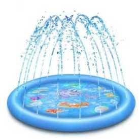 Inflatable Dog Sprinkler Pad – Outdoor Cooling Splash Mat